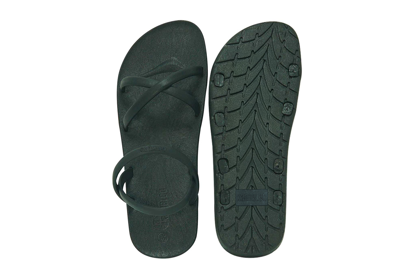 Cross Slim Black Sole Black Strap