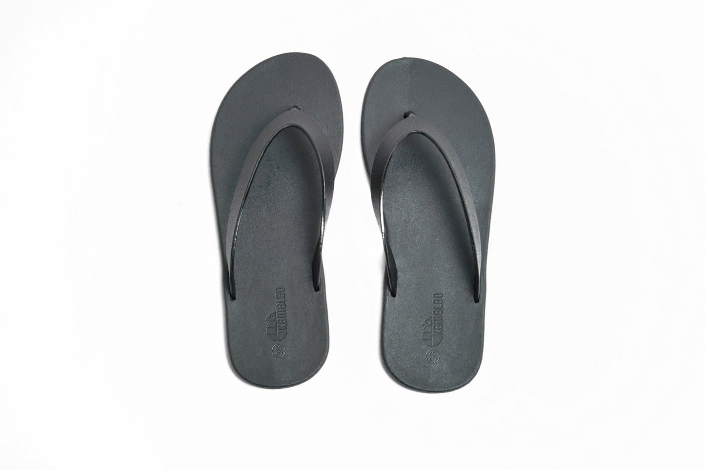 Flippy Black Sole Black Strap