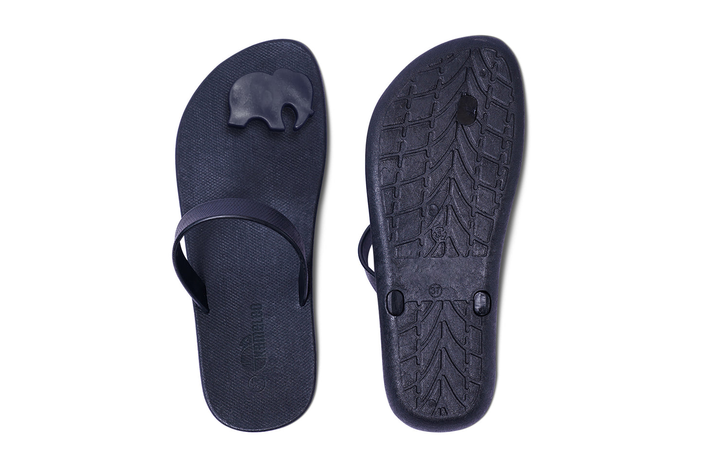 Poppi Ellie Black Sole Black Strap