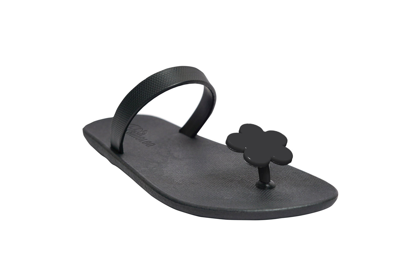 Poppi Flora Black Sole Black Strap