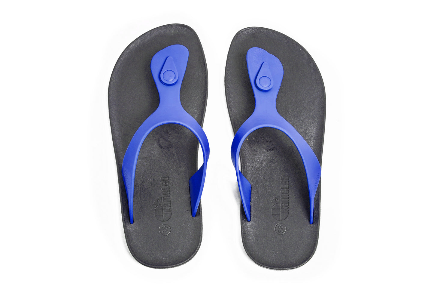 Candy Black Sole Blue Strap