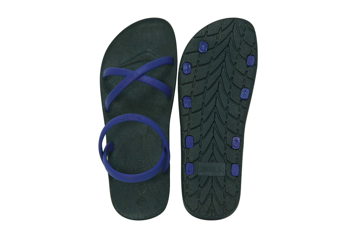 Cross Slim Black Sole Blue Strap