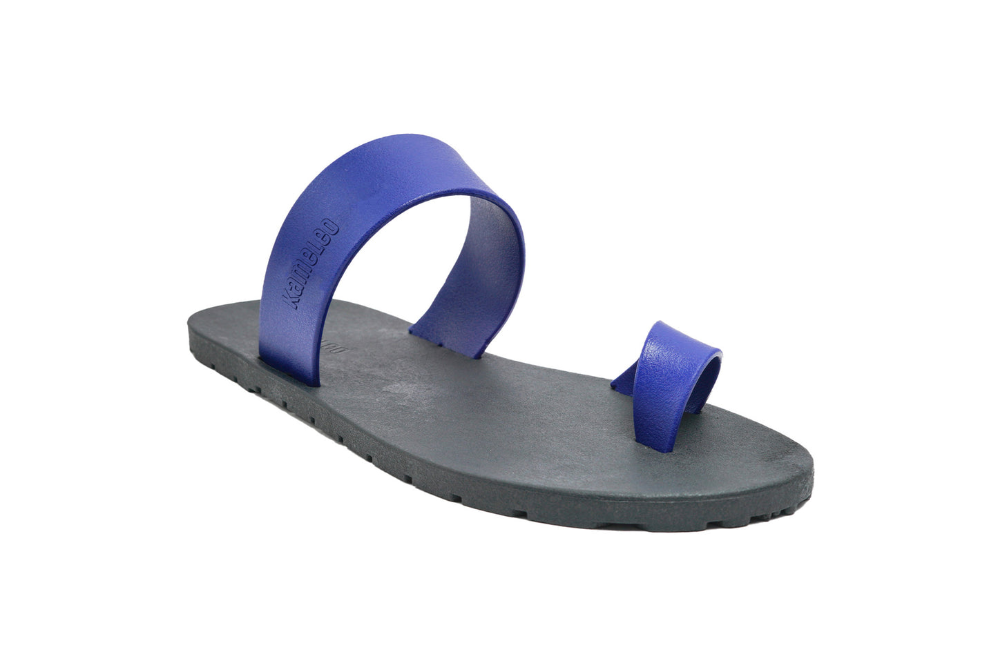 Pop Thumb Black Sole Blue Strap