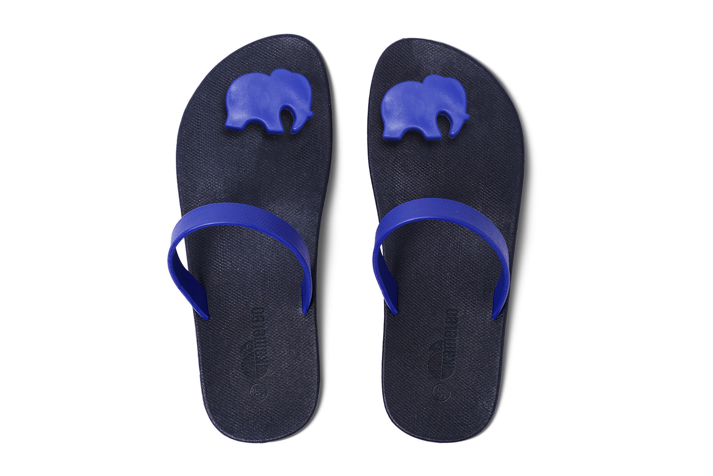 Poppi Ellie Black Sole Blue Strap