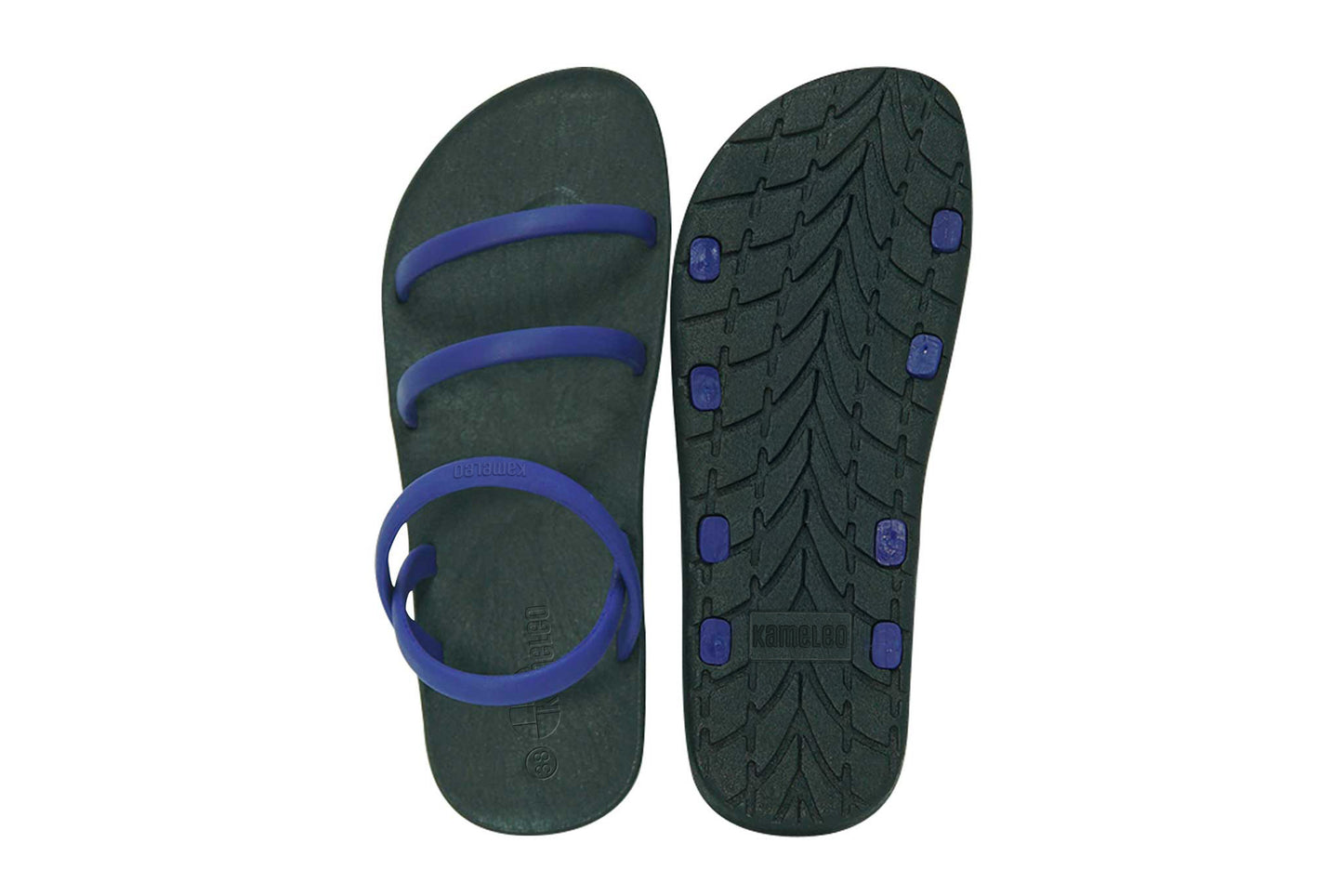 Twin Slim Black Sole Blue Strap