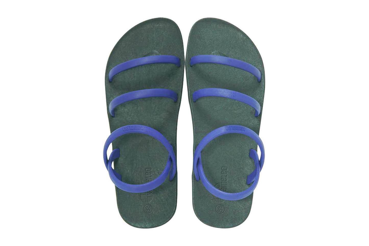 Twin Slim Black Sole Blue Strap