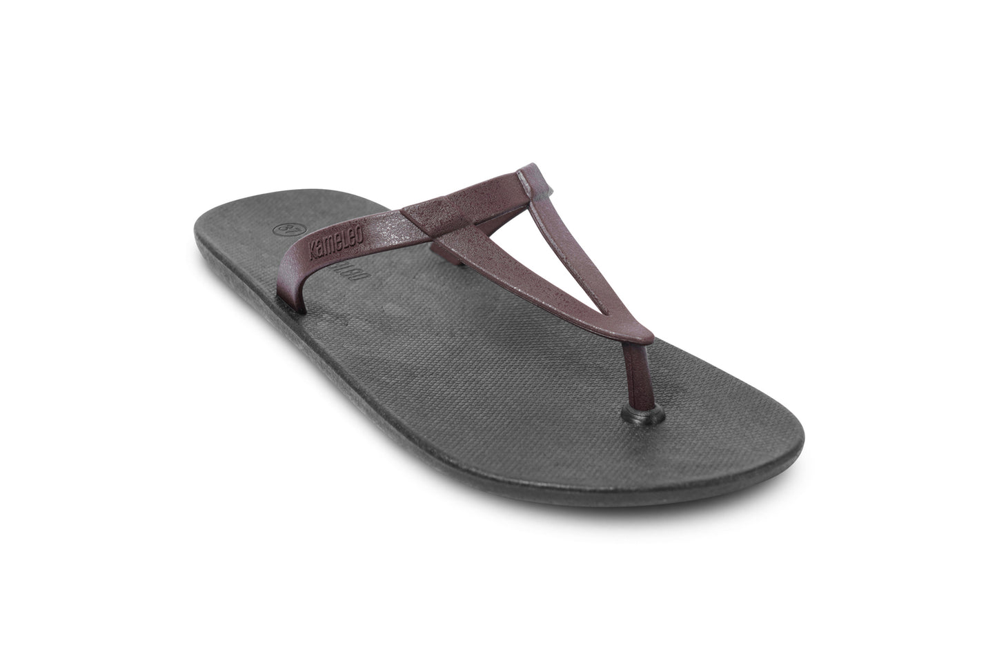 Eiffel Black Sole Brown Strap
