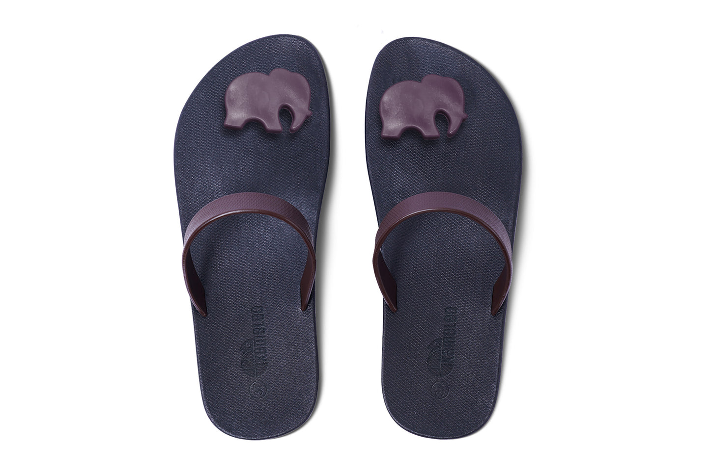 Poppi Ellie Black Sole Brown Strap