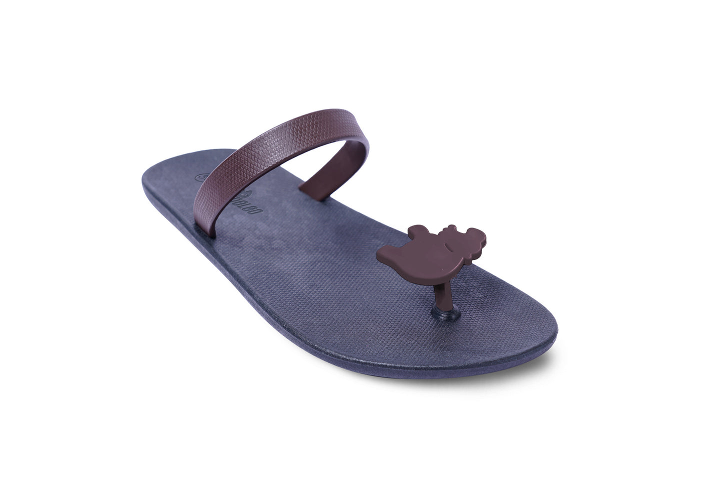 Poppi Hippo Black Sole Brown Strap