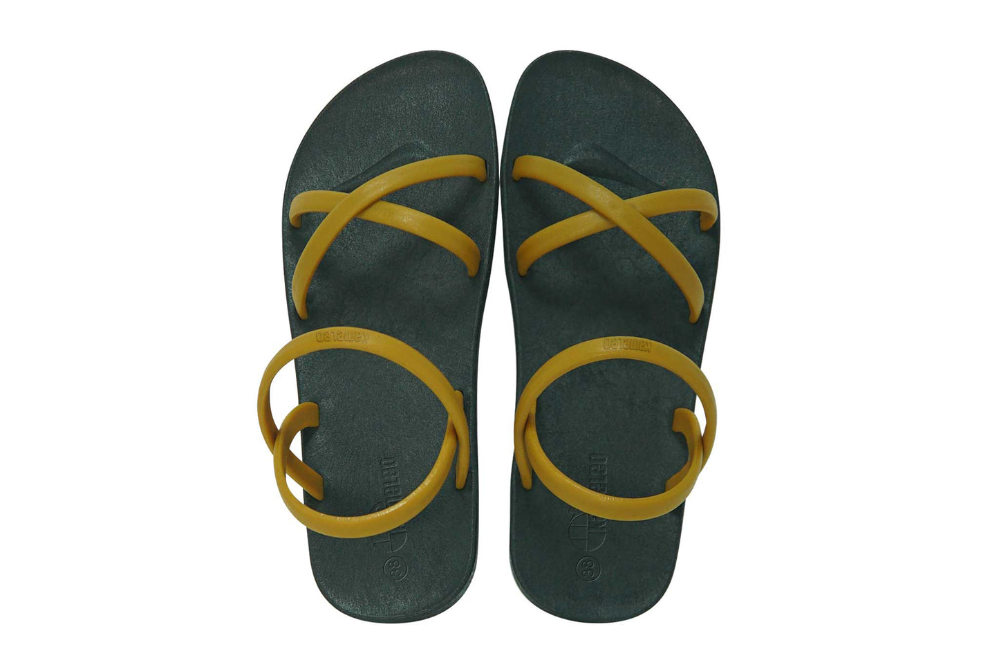 Cross Slim Black Sole Caramel Strap