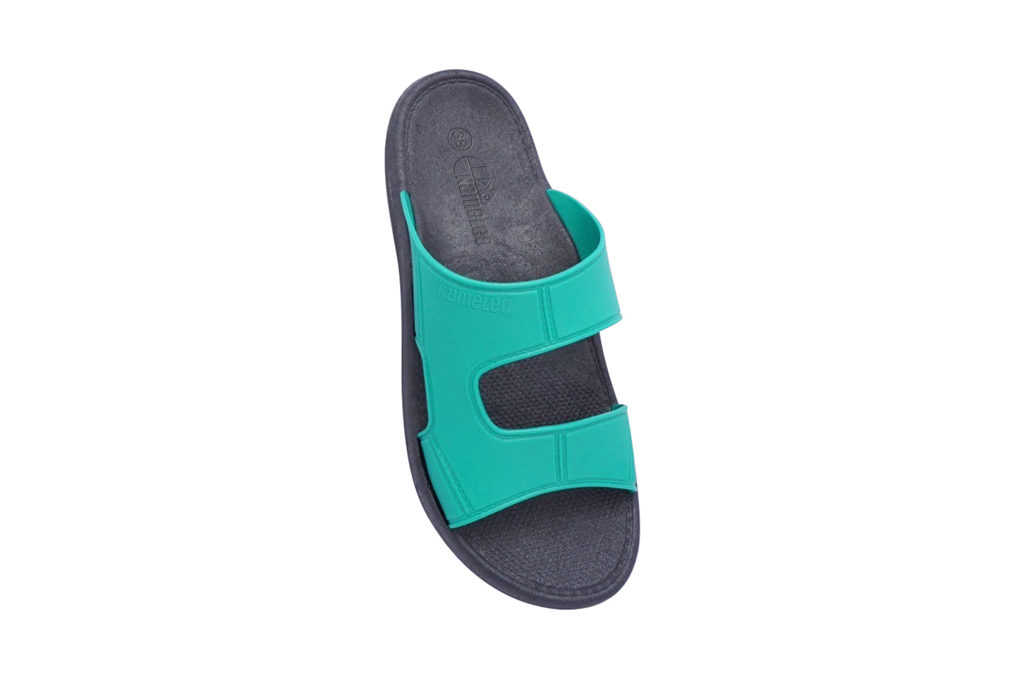 harvey Black Sole Green Strap