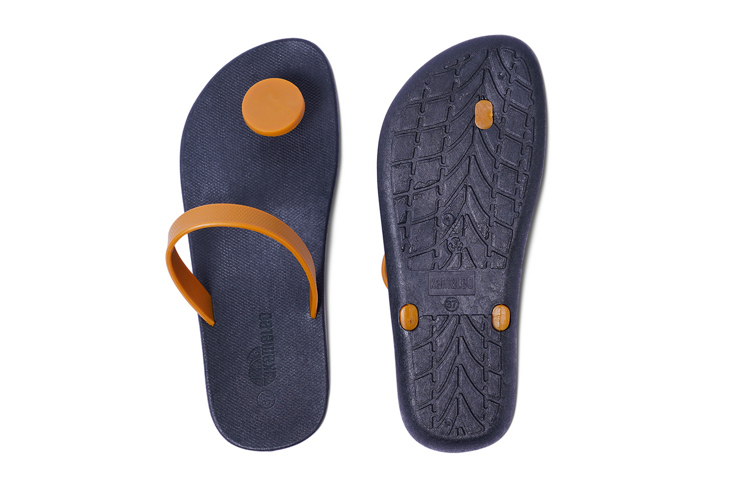 Poppi Dot Black Sole Caramel Strap
