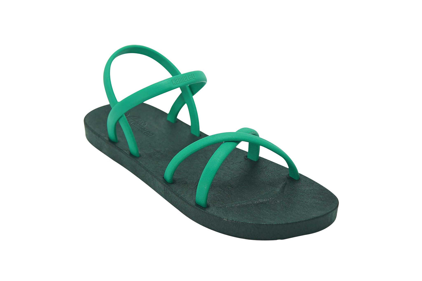 Cross Slim Black Sole Green Strap