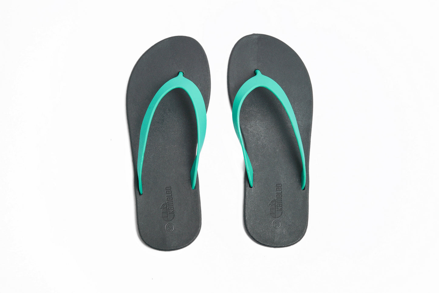Flippy Black Sole Green Strap