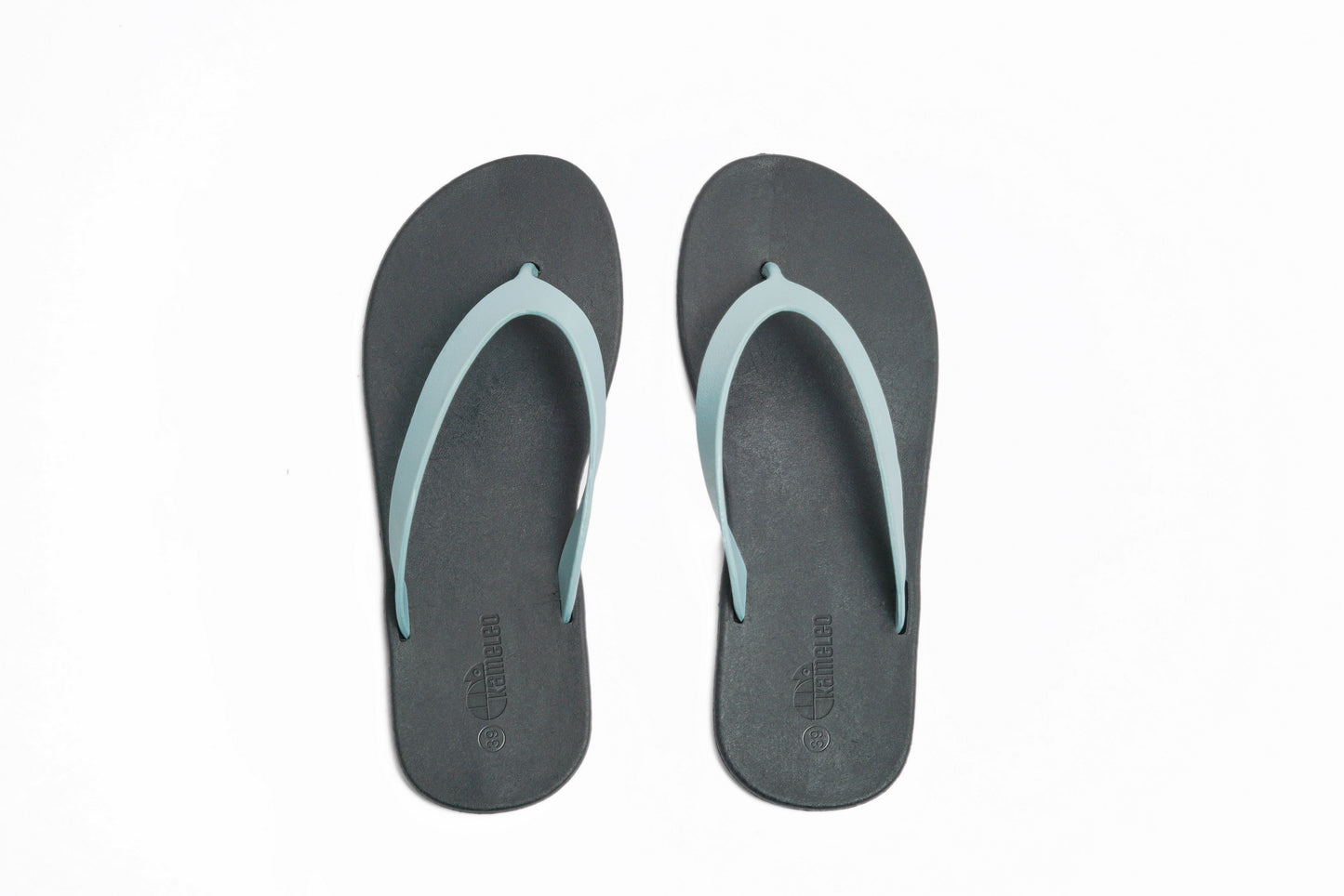 Flippy Black Sole Grey Strap