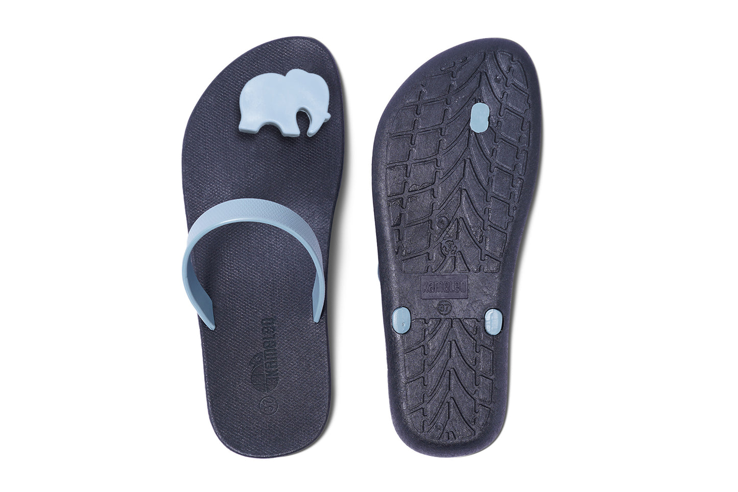 Poppi Ellie Black Sole Grey Strap