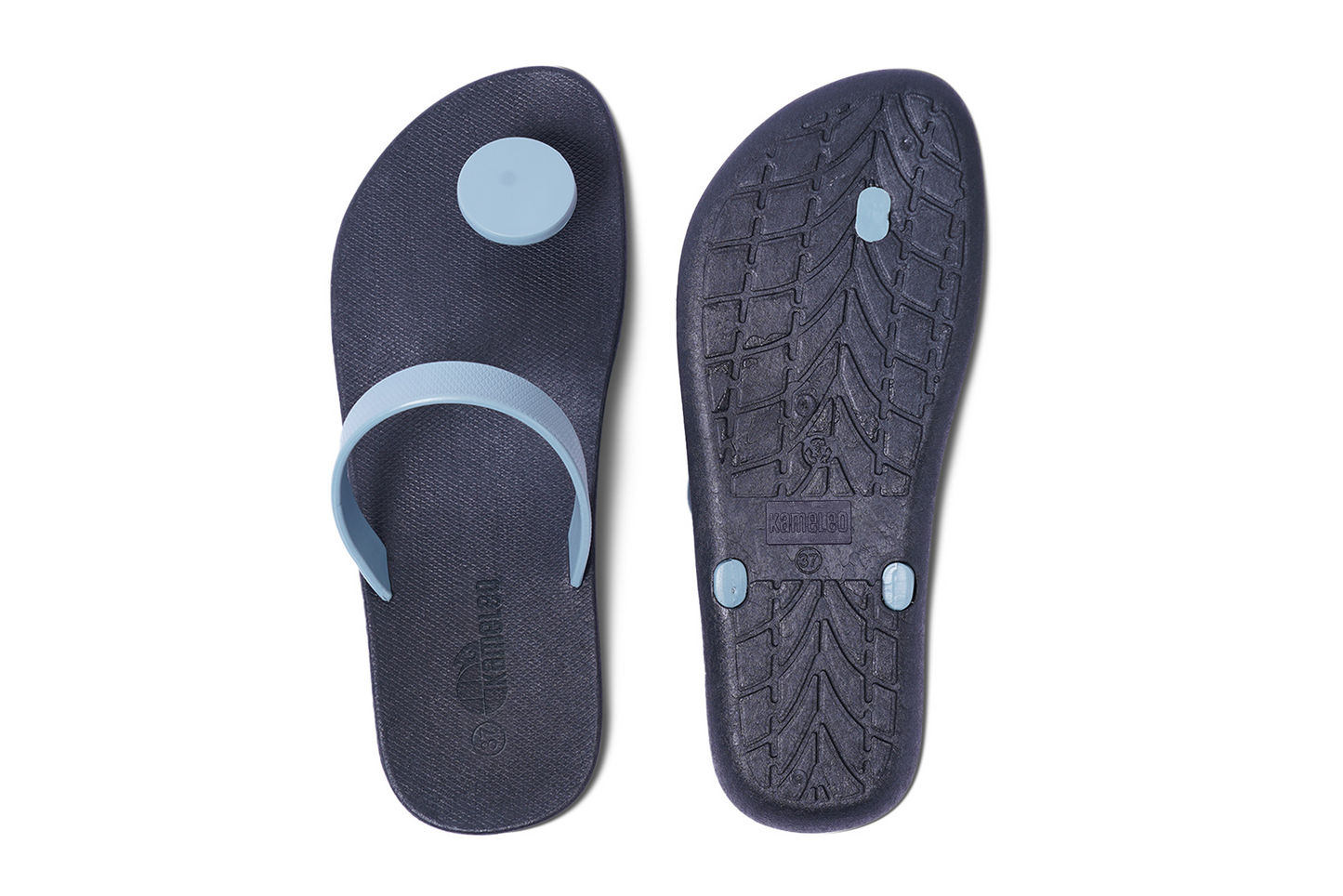 Poppi Dot Black Sole Grey Strap
