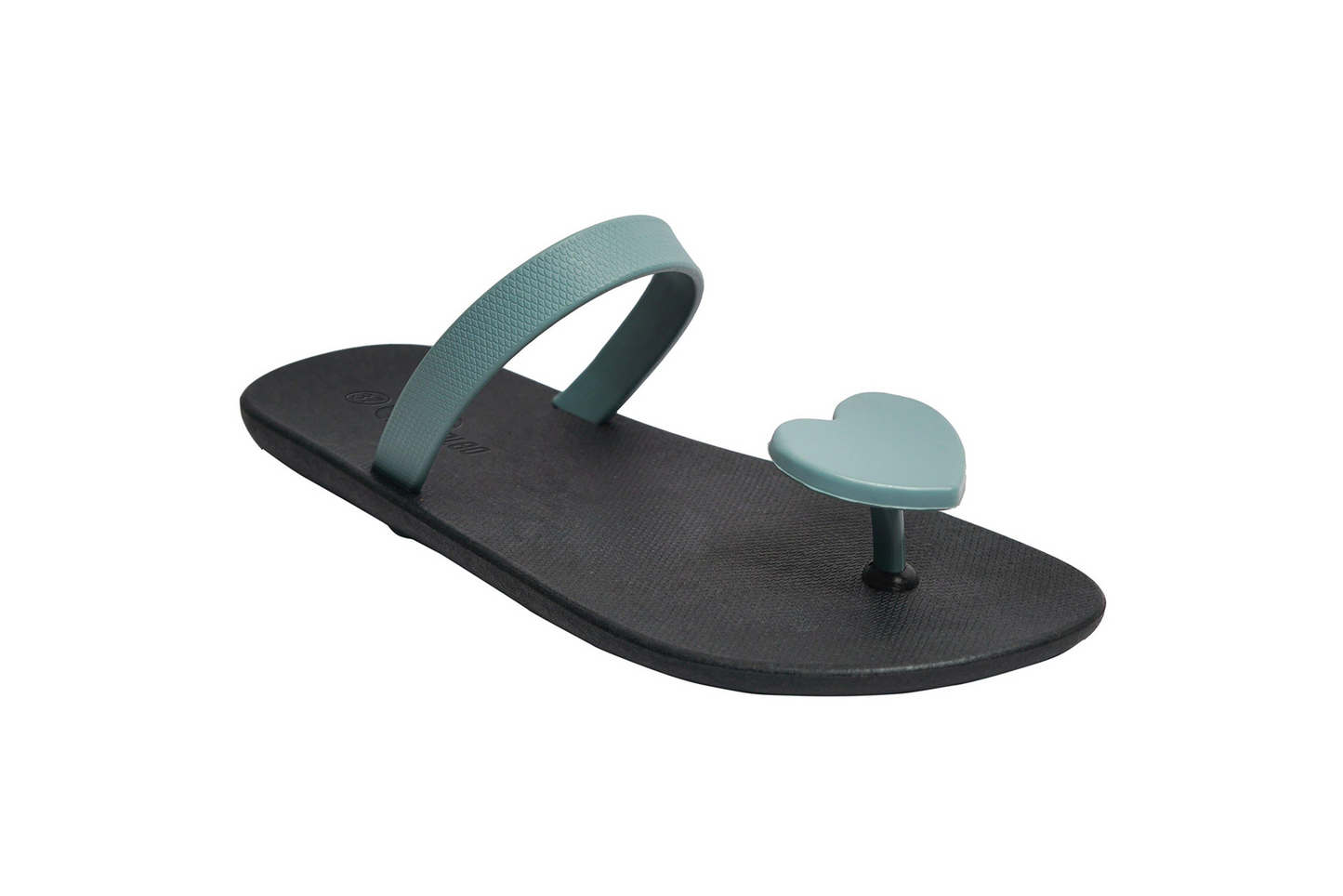 Poppi Heart Black Sole Grey Strap
