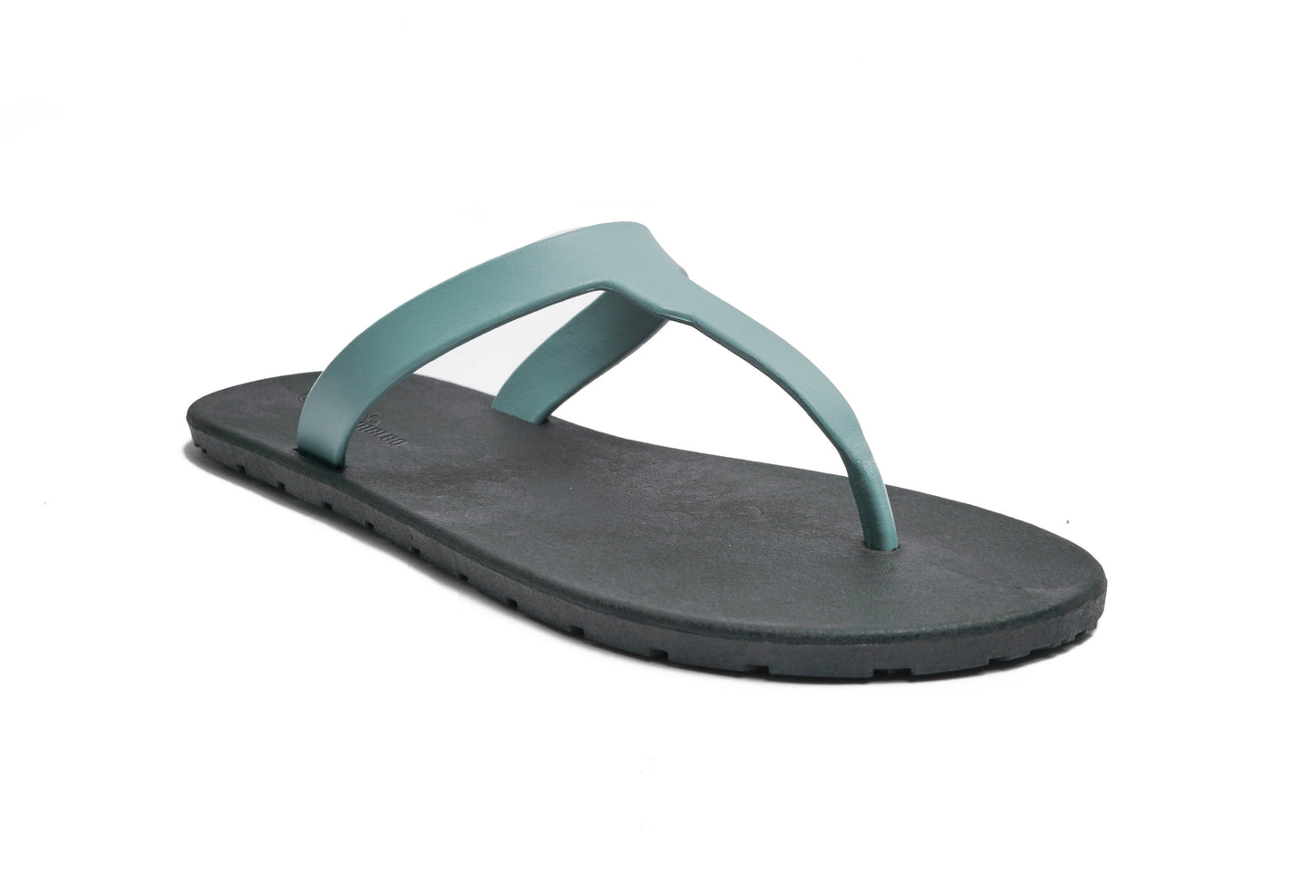 Thongs Black Sole Grey Strap