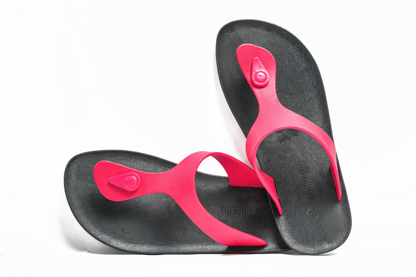 Candy Black Sole Pink Strap
