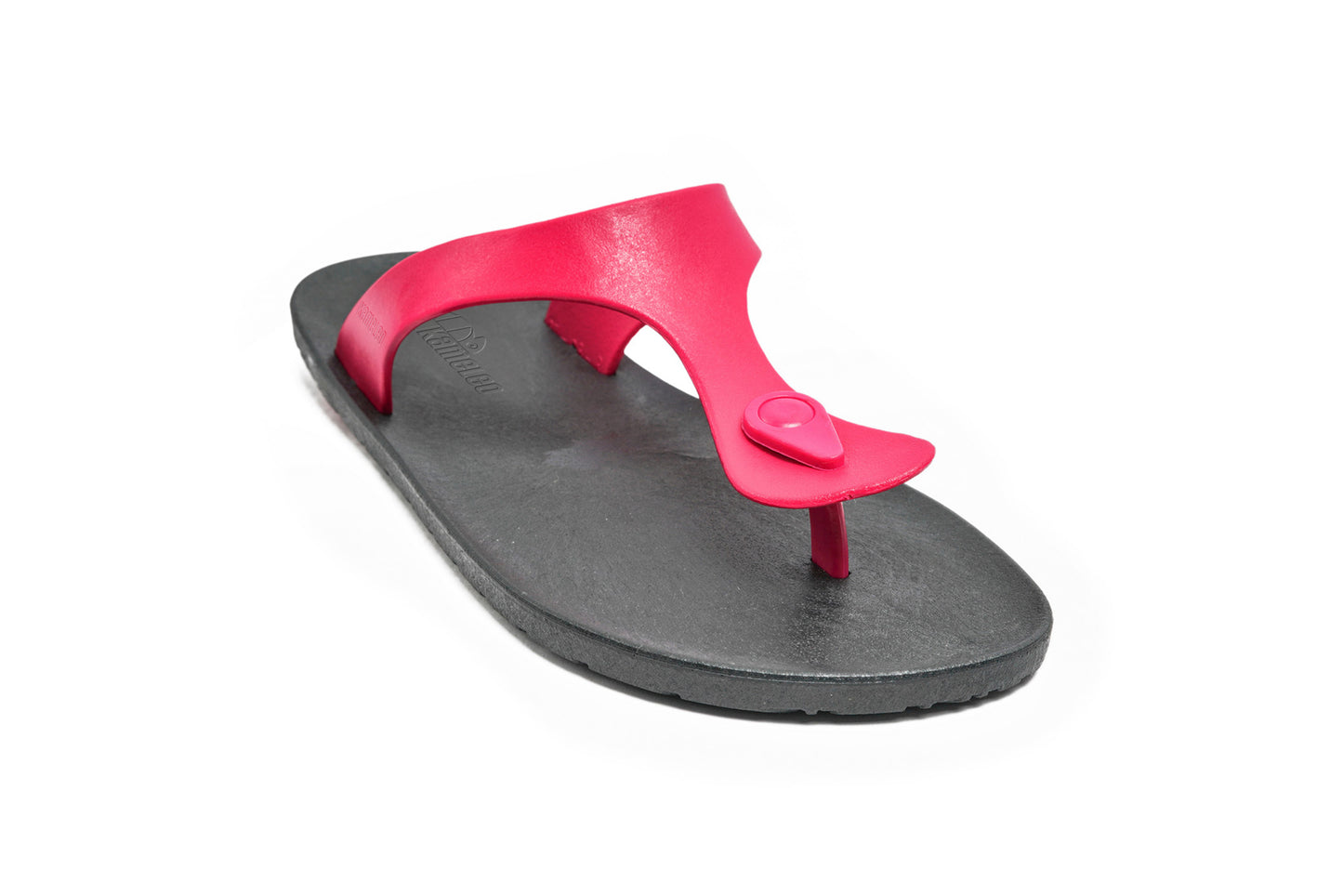 Candy Black Sole Pink Strap