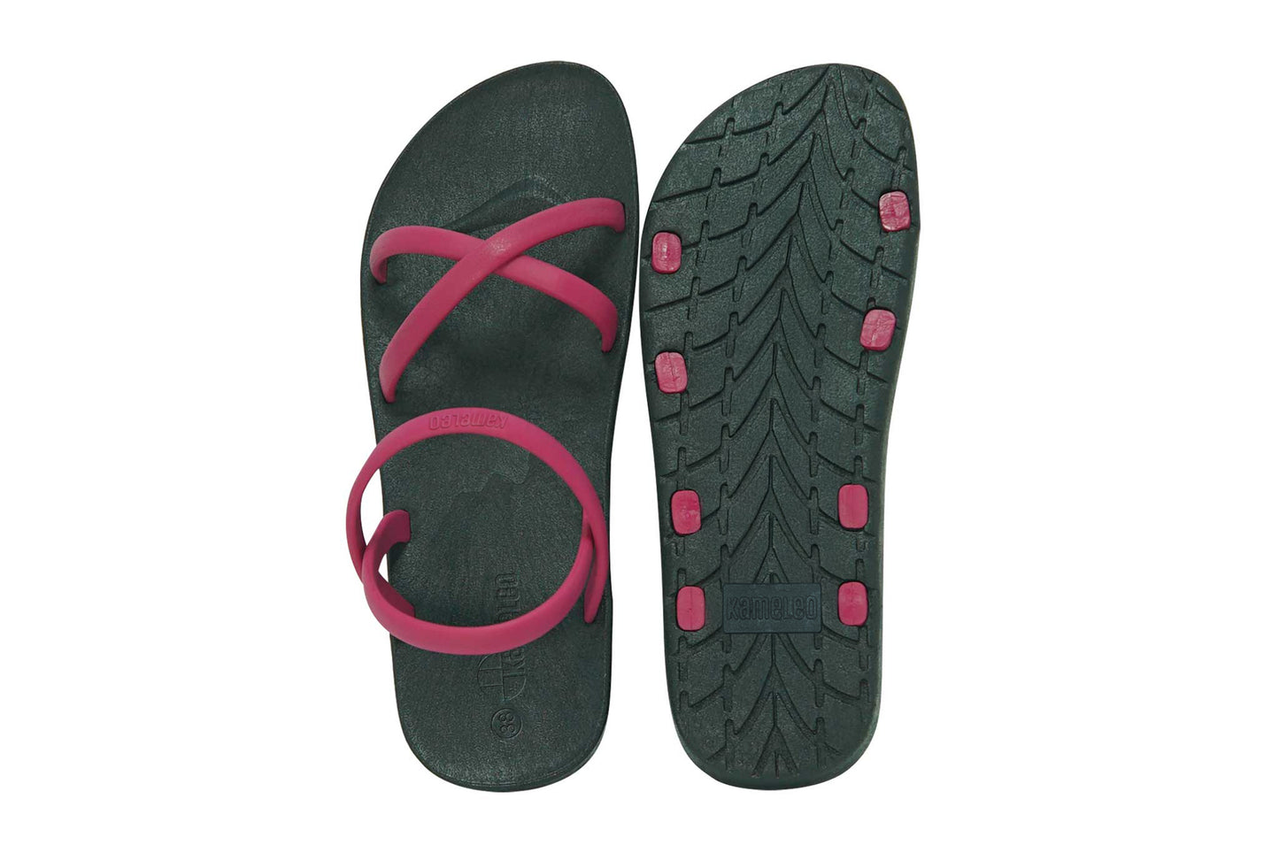 Cross Slim Black Sole Pink Strap