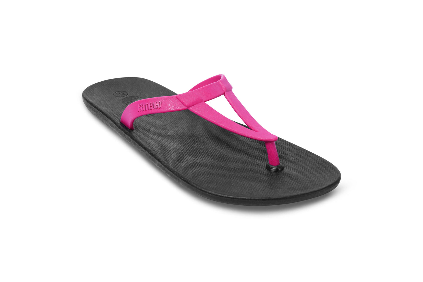 Eiffel Black Sole Pink Strap