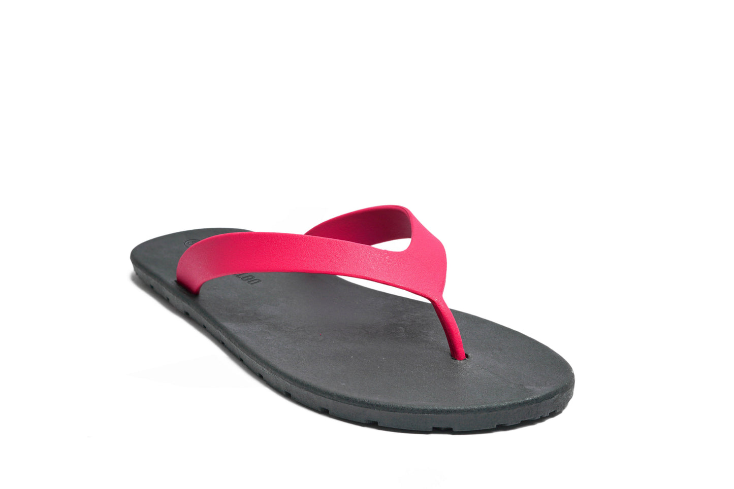 Flippy Black Sole Pink Strap