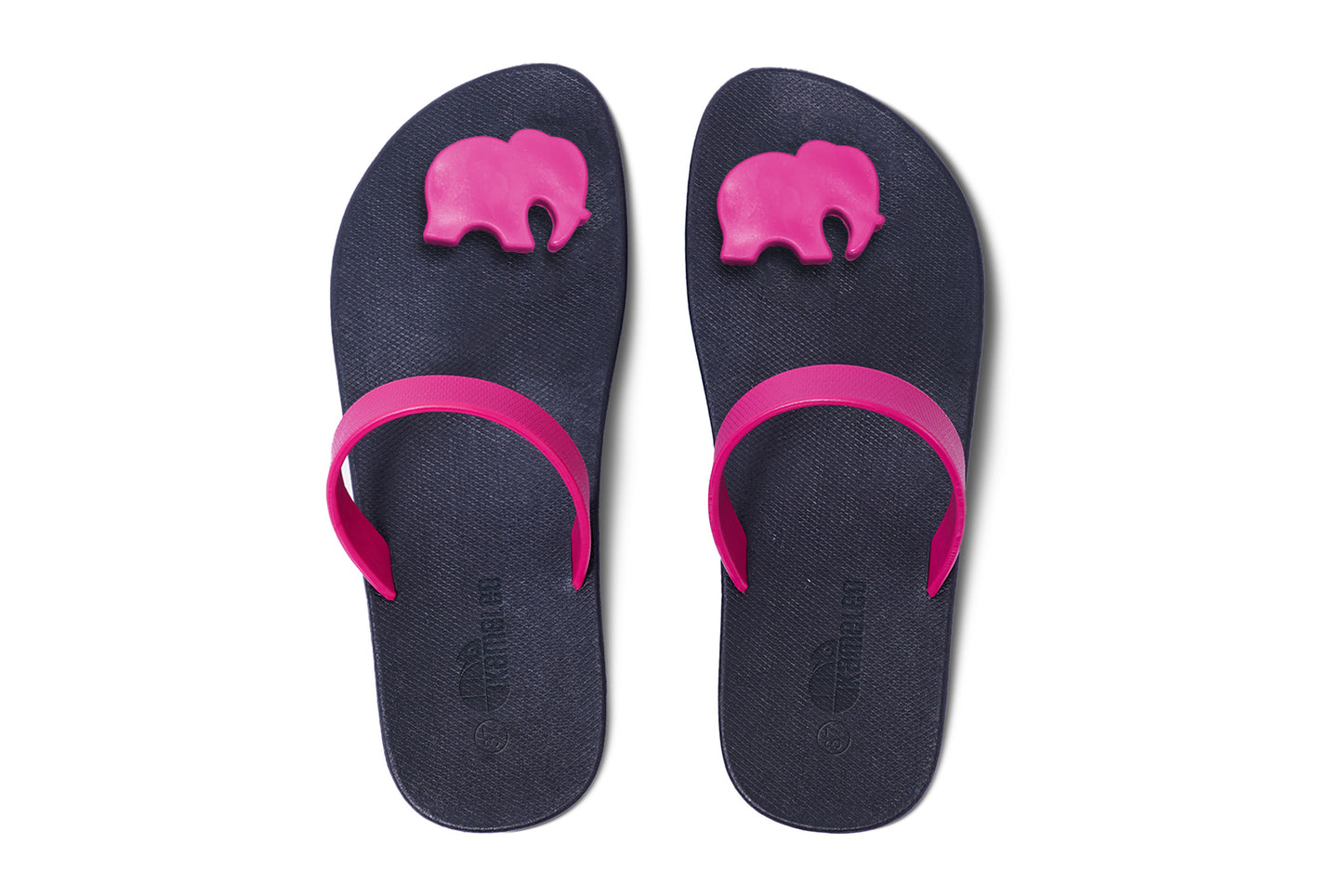 Poppi Ellie Black Sole Pink Strap