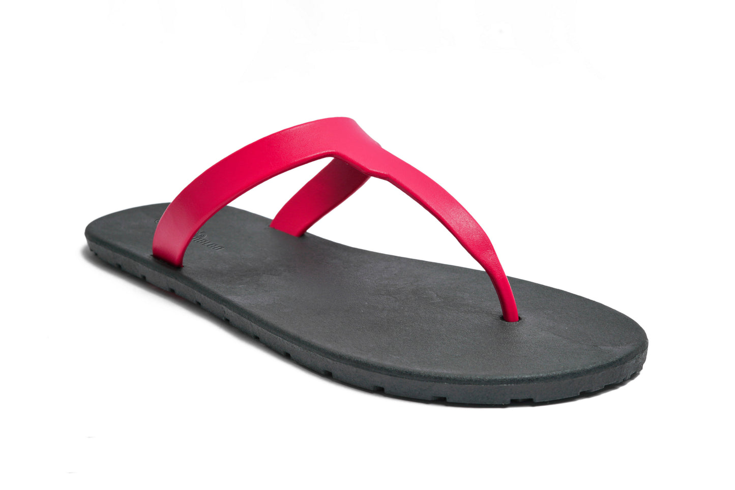 Thongs Black Sole Pink Strap