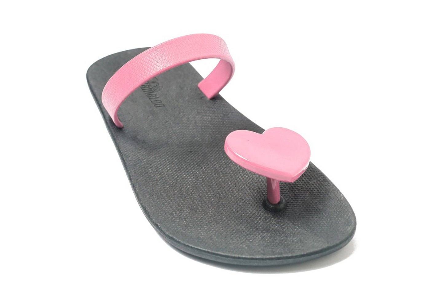 Poppi Heart Black Sole LightPink Strap