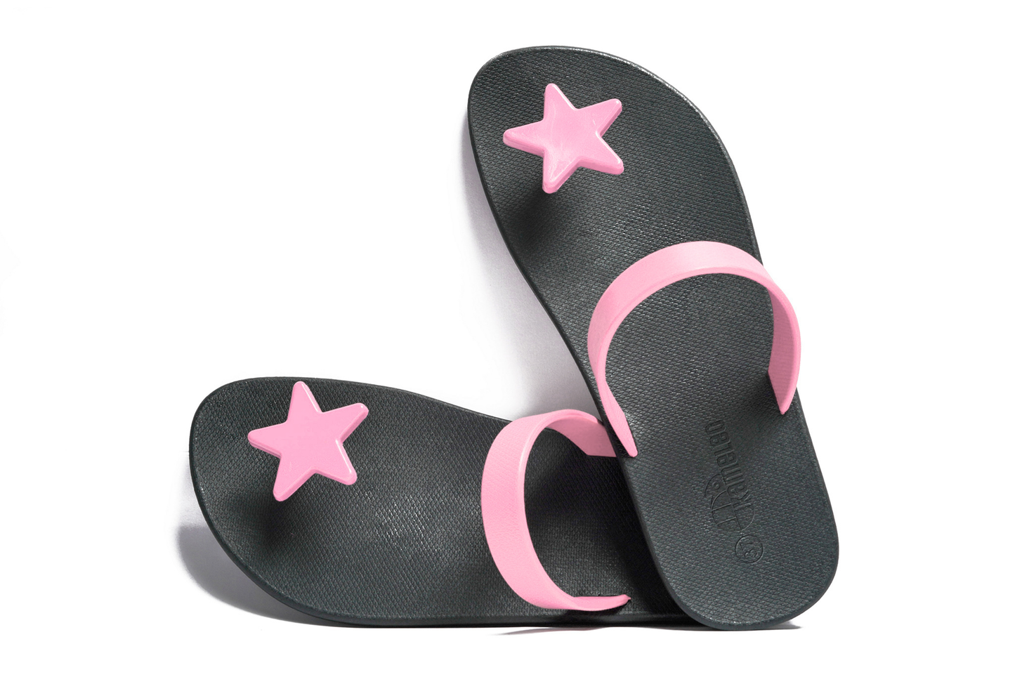 Poppi Star Black Sole LightPink Strap
