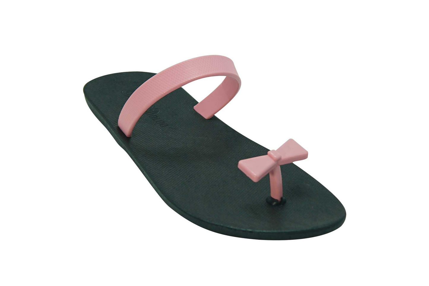 Poppi Bow Black Sole LightPink Strap