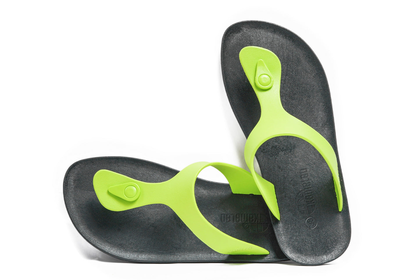 Candy Black Sole Lime Strap