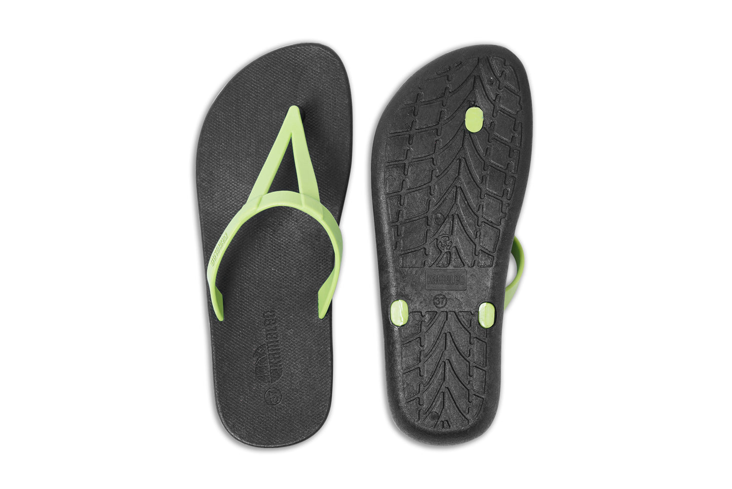 Eiffel Black Sole Lime Strap