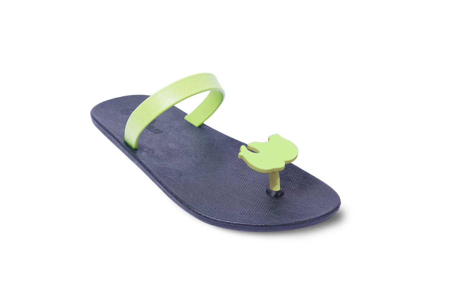 Poppi Ellie Black Sole Lime Strap