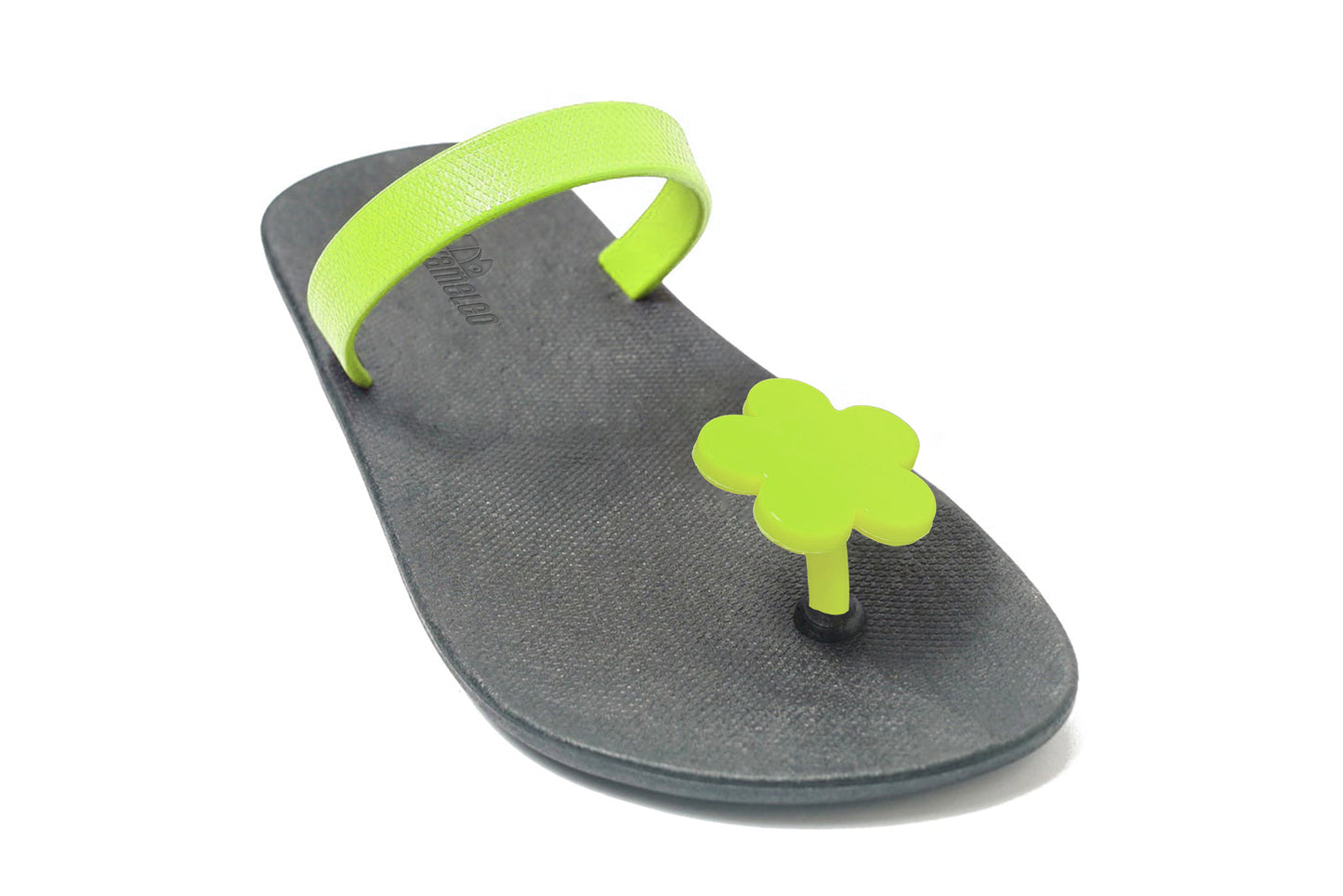 Poppi Flora Black Sole Lime Strap