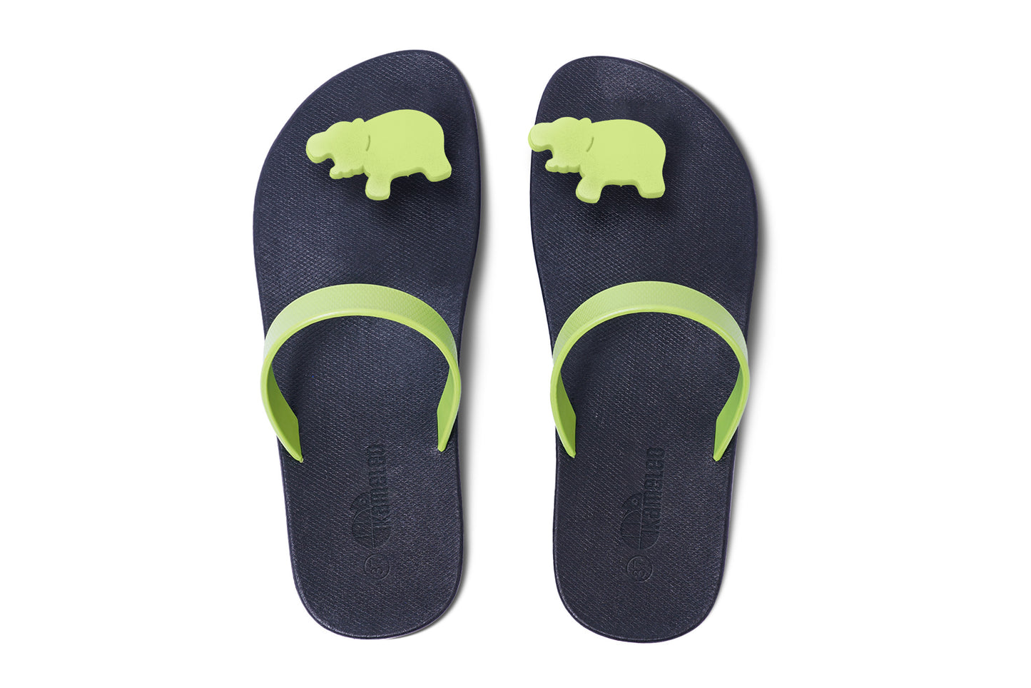 Poppi Hippo Black Sole Lime Strap