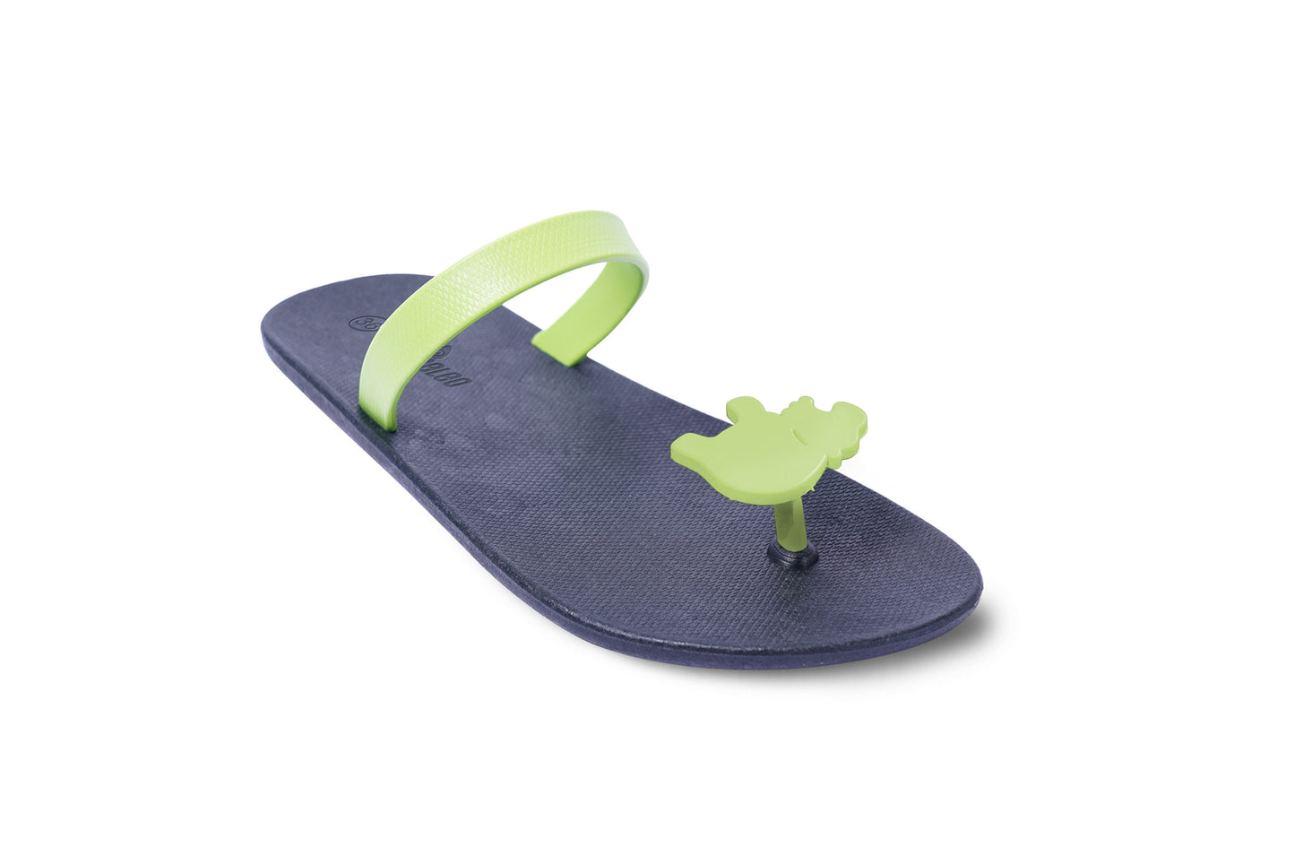 Poppi Hippo Black Sole Lime Strap