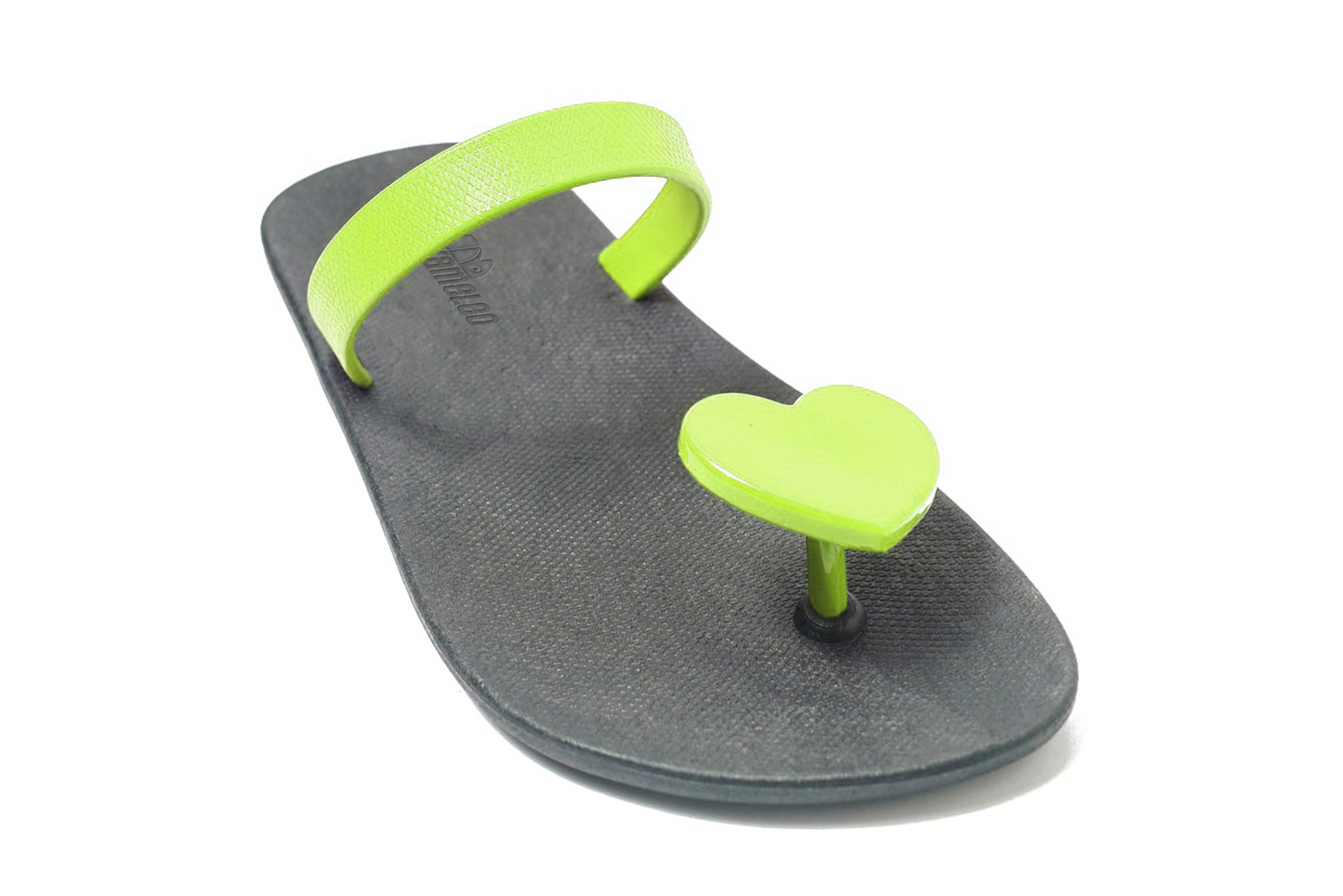 Poppi Heart Black Sole Lime Strap