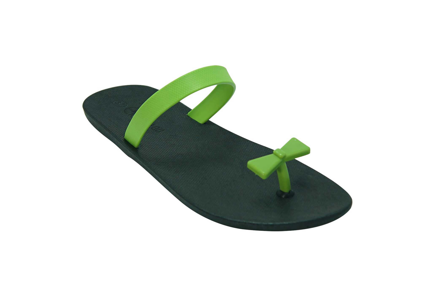 Poppi Bow Black Sole Lime Strap