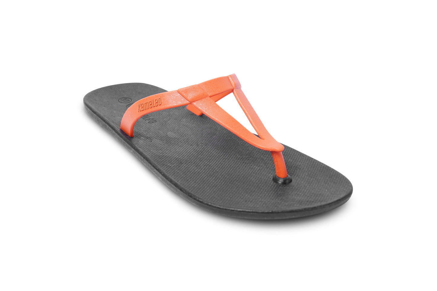 Eiffel Black Sole Orange Strap
