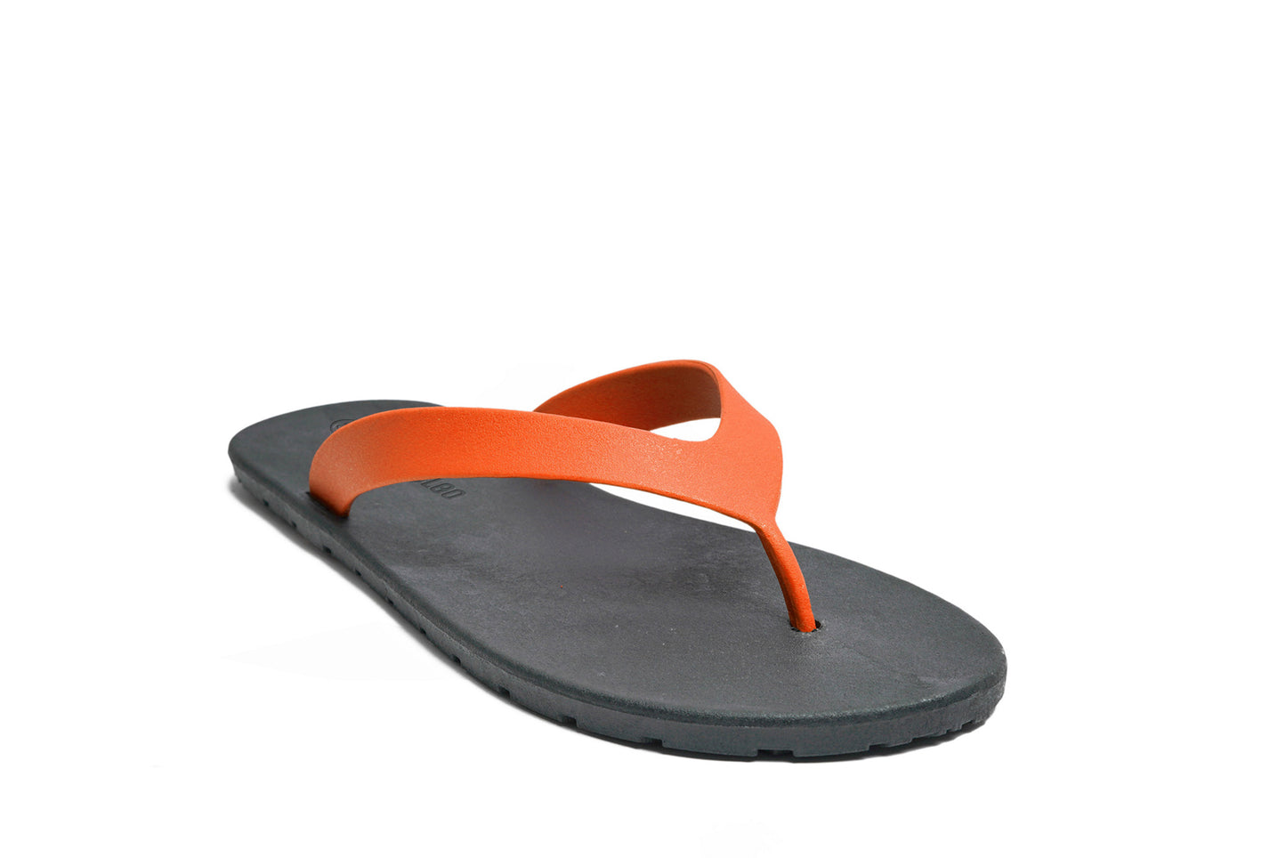 Flippy Black Sole Orange Strap
