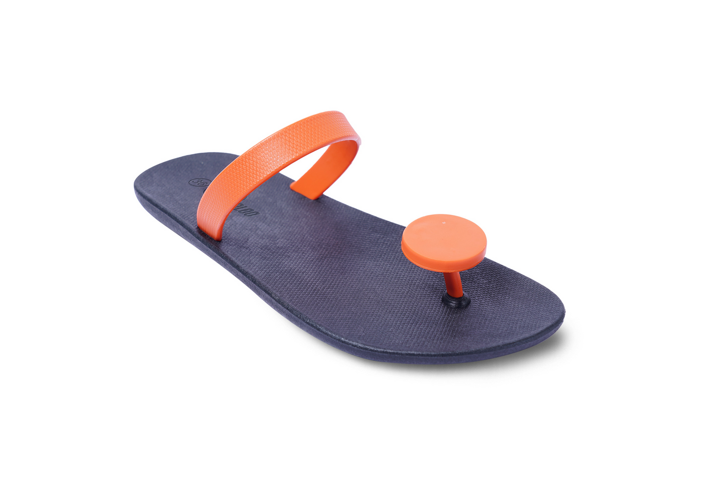 Poppi Dot Black Sole Orange Strap