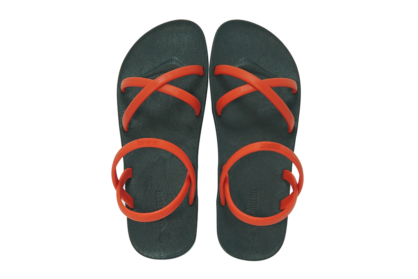 Cross Slim Black Sole Red Strap