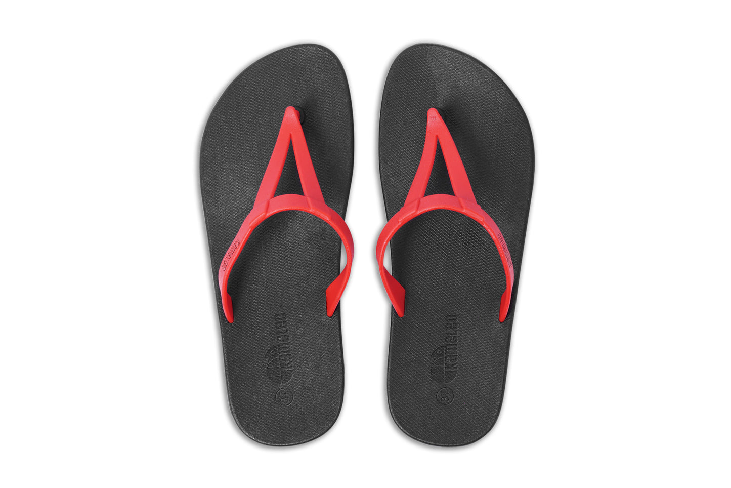 Eiffel Black Sole Red Strap