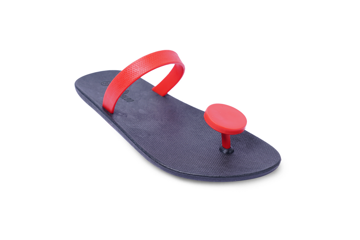 Poppi Dot Black Sole Red Strap