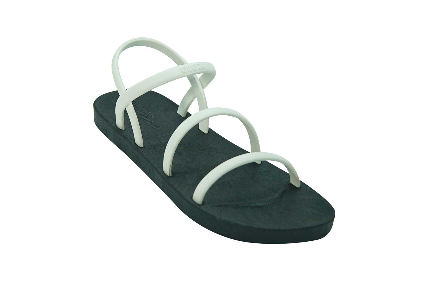 Cross Slim Black Sole White Strap
