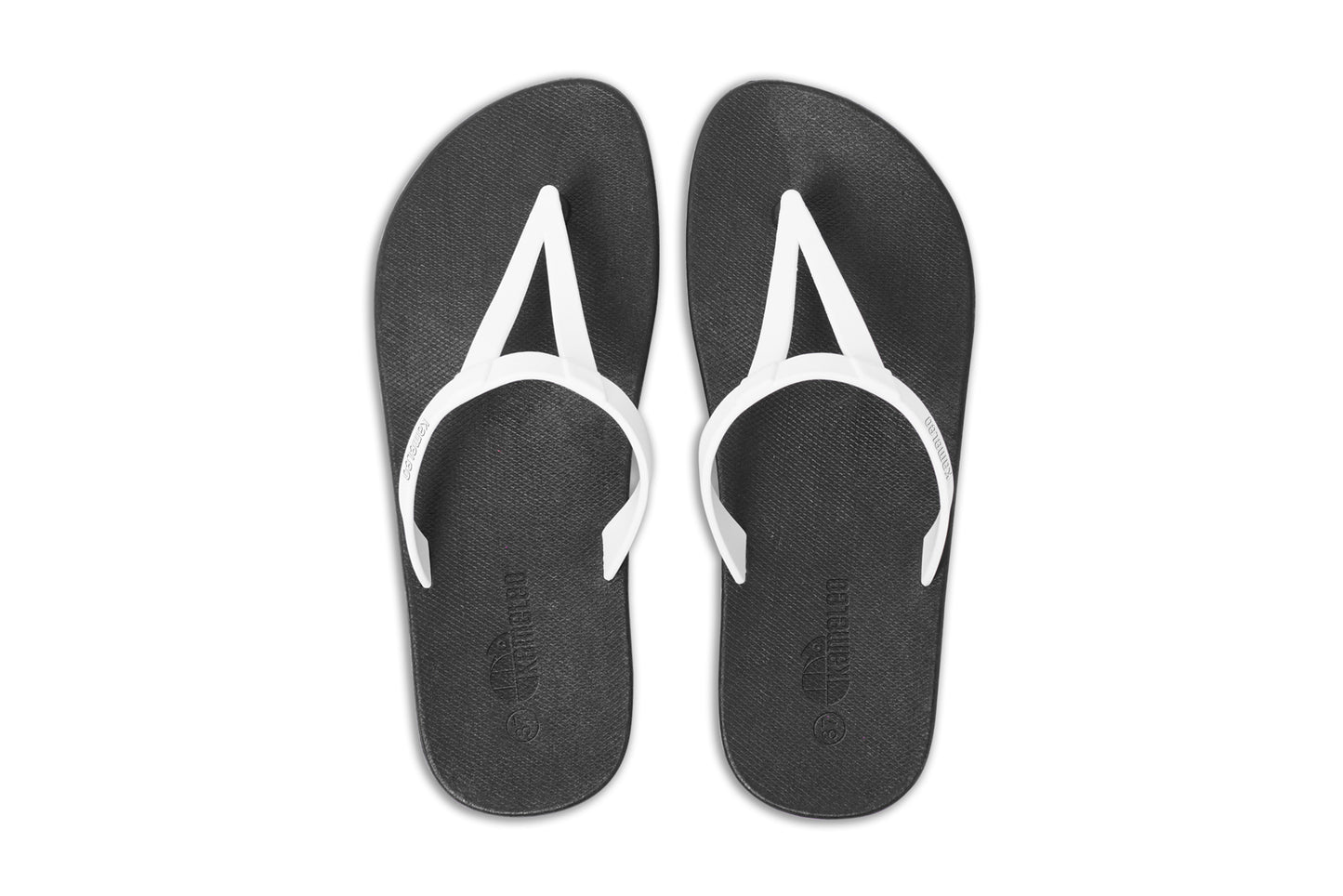 Eiffel Black Sole White Strap