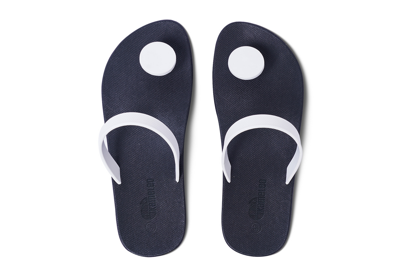 Sweety Dot Black Sole White Strap